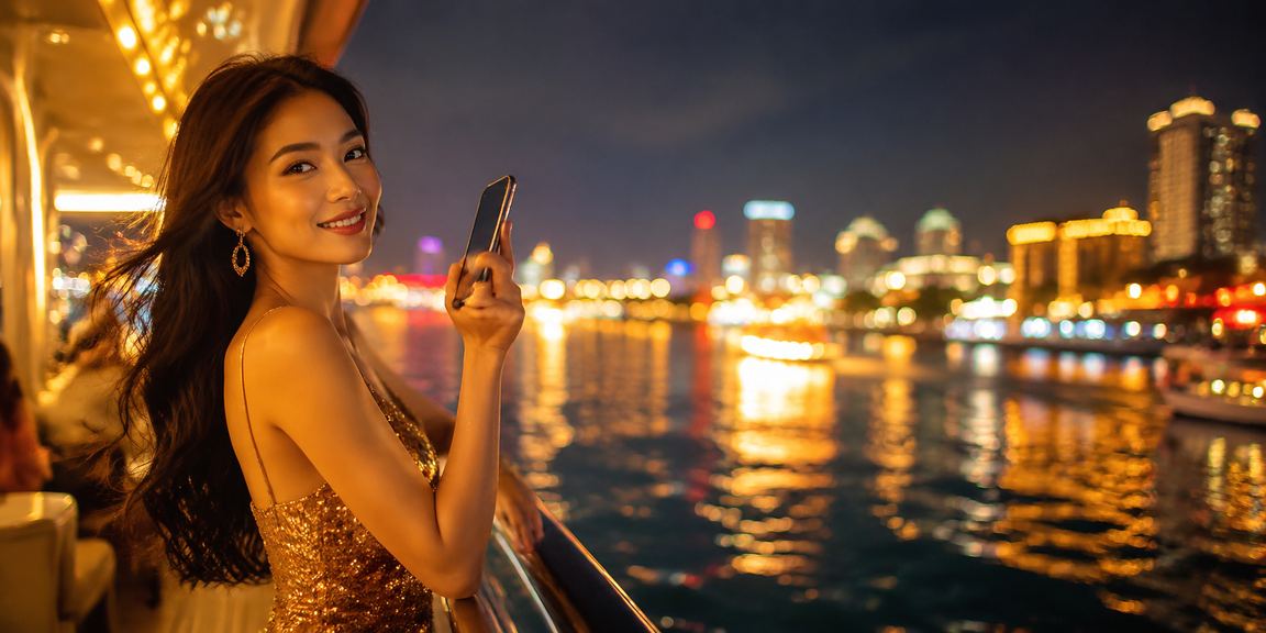 Chợ đêm Đà Nẵng về đêm với không khí giải trí và xổ số trực tuyến