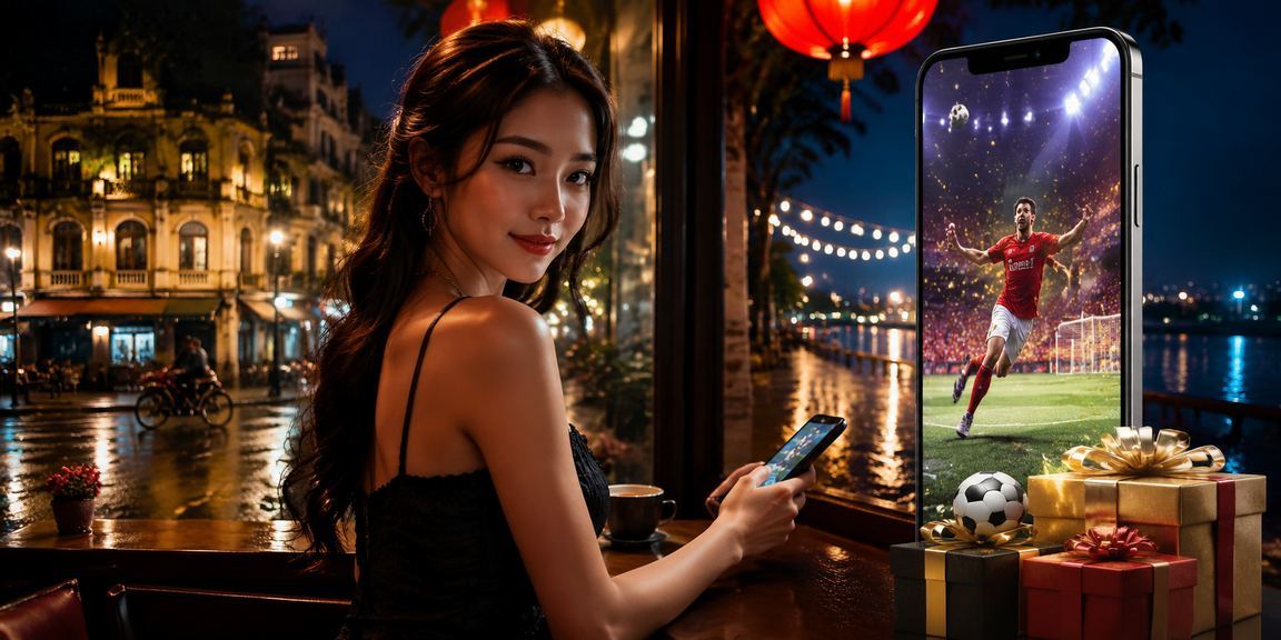 Người dùng Hà Nội theo dõi kết quả xổ số bên ly cà phê buổi sáng