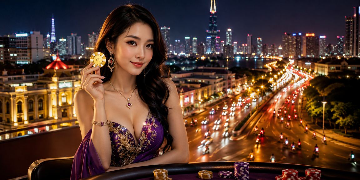Bàn chơi live casino với dealer thật đang phát trực tiếp cho người dùng Việt Nam